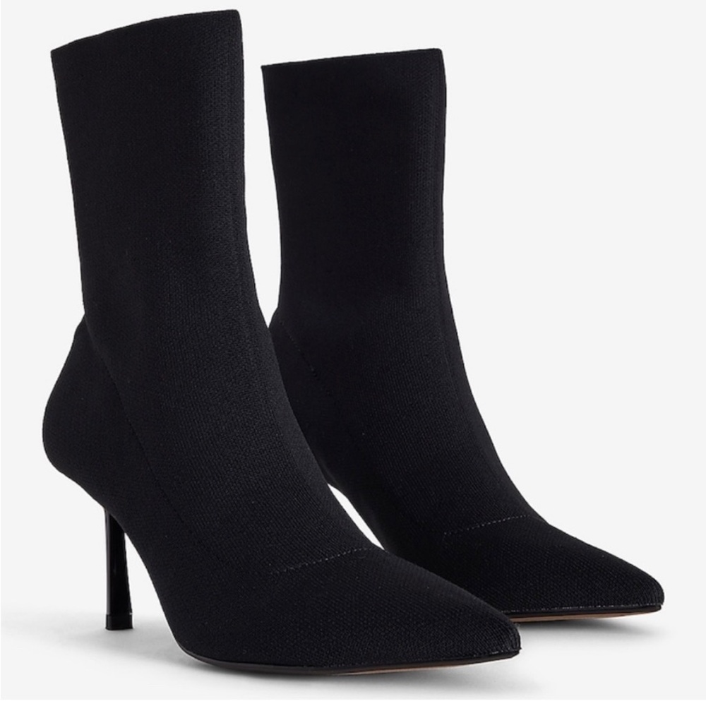 Express Black Ankle Boots